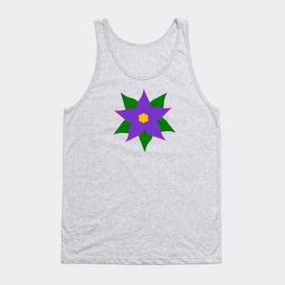 Purple Poinsettia Tank Top